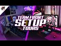 Are these the BEST Gaming Setups in Team Front!? (Setup Tours #1)