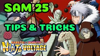 SAM 25 Tips and Tricks with all boosted shinobi | Naruto x Boruto Ninja Voltage | NxB NV