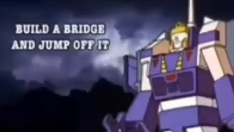 Why don’t you go build a bridge and jump off it