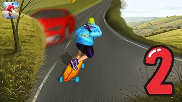 Downhill Racer - Gameplay Walkthrough Part 1 Level 2-6 (iOS, Android Gameplay)
