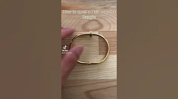 How To Open A Nail Bracelet Bangle 