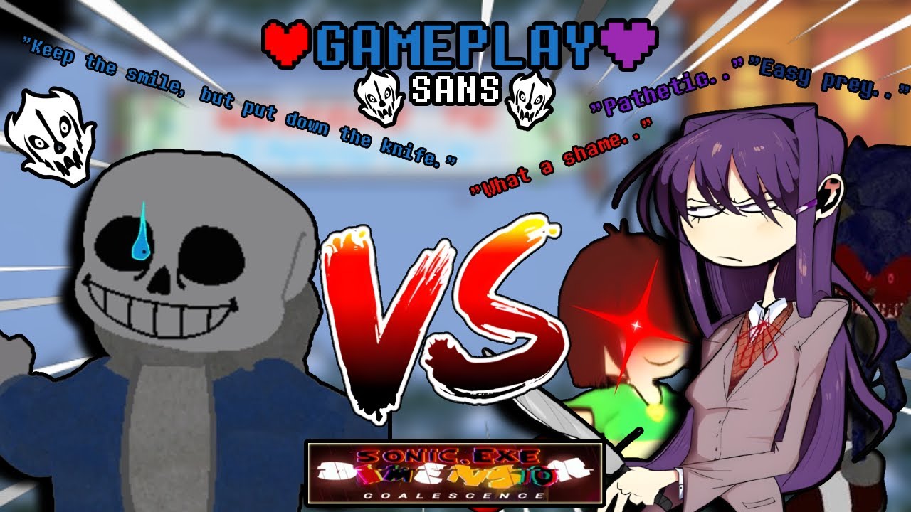SANS VS TRIPLE TROUBLE - Sans Gameplay | DIMENSIONAL COALESCENCE [V1.0 PROTOTYPE]