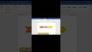 MS Word SmartArt in 30 seconds 🔥 | Make your document look professional | #viral #smartart #msword