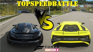 Lamborghini Aventador Superveloce Vs. McLaren P1 | Highway Speedbattle | FORZA HORIZON 4