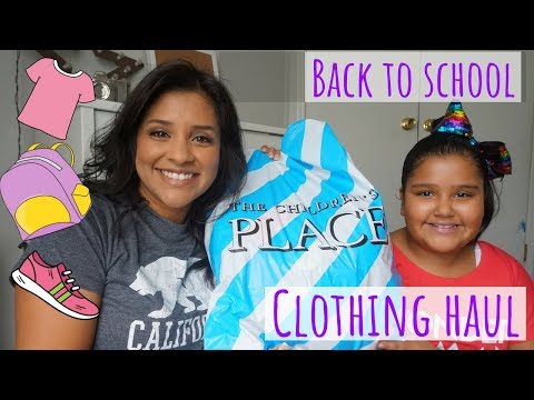 BACK TO SCHOOL CLOTHING HAUL| CHILDRENS PLACE | JC PENNEY | PAYLESS