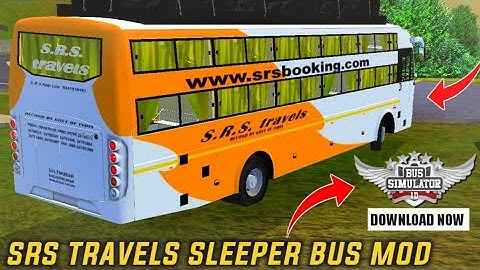 Download SRS SLEEPER BUS MOD PRAKASH BUILT For Bus Simulator Indonesia|BUSSID V3.5