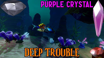 Crash Bandicoot 3 : WARPED | DEEP TROUBLE | Purple Crystal & Clear N Red Gem | All Boxes