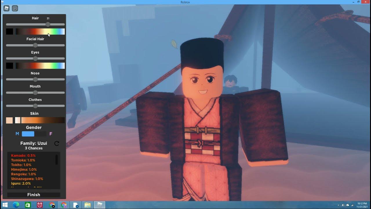 400 Robux Demonfall Hesap prestige 1, level - 515200