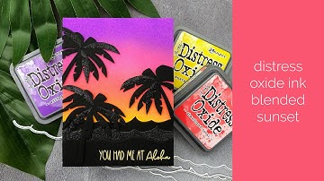 Distress Oxide Ink-Blended Sunset - Honey Bee Stamps