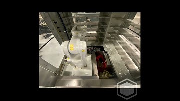 VBX-160 MultiGrip Universal CNC Part Loader Featuring ABB IRB 1200 Robot