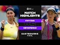 Petra Kvitova vs. Jelena Ostapenko | 2022 Eastbourne Final | WTA Match Highlights