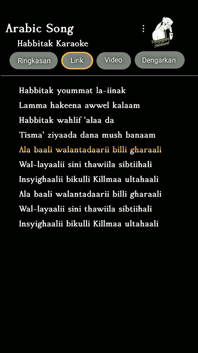 Habbitak x ala bali karaoke - lirik habbitak #shorts #habbitak #laguviral