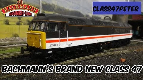 The NEW Bachmann Class 47 - 47828 Intercity Swallow Livery | Review and Running