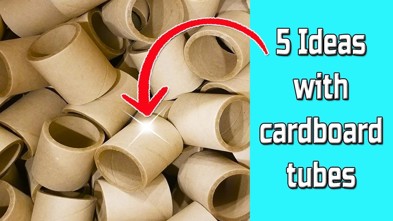 6 Clever Upcycled Cardboard Tube Crafts