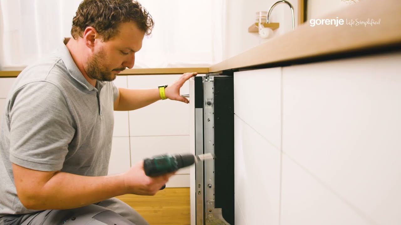 Gorenje Dishwashers Sliding Door Installation YouTube Gorenje Dishwashers Sliding Door Installation YouTube