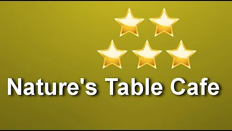 Nature's Table Cafe Decatur Superb 5 Star Review b...