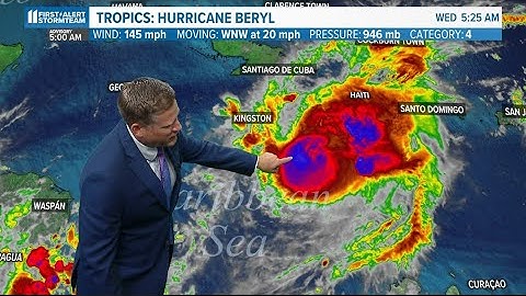 Hurricane Beryl approaching Jamaica; Here's the latest path