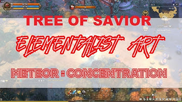 [ToS] Meteor : Concentration - Elementalist Arts