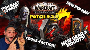 Reacting whats coming to World of Warcraft Shadowlands Patch 9.2.5