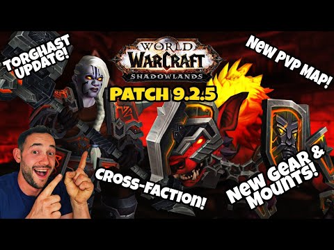 Reacting whats coming to World of Warcraft Shadowlands Patch 9.2.5