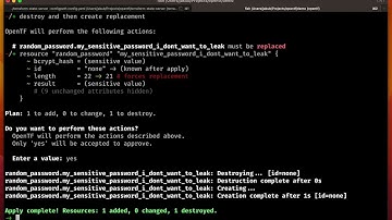 OpenTF state file encryption