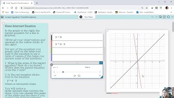 Linear Equation Transformations - (Mini-Math Lesson)