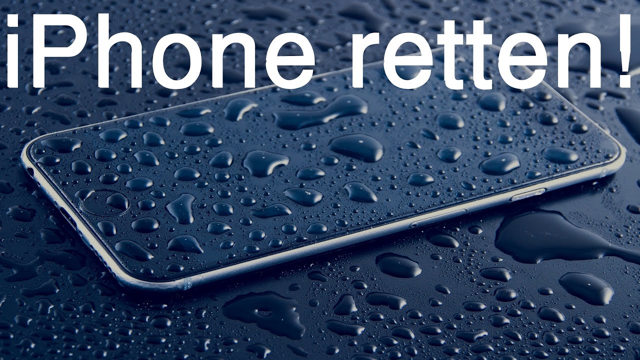 iPhone Retten bei Wasserschaden!!! - YouTube