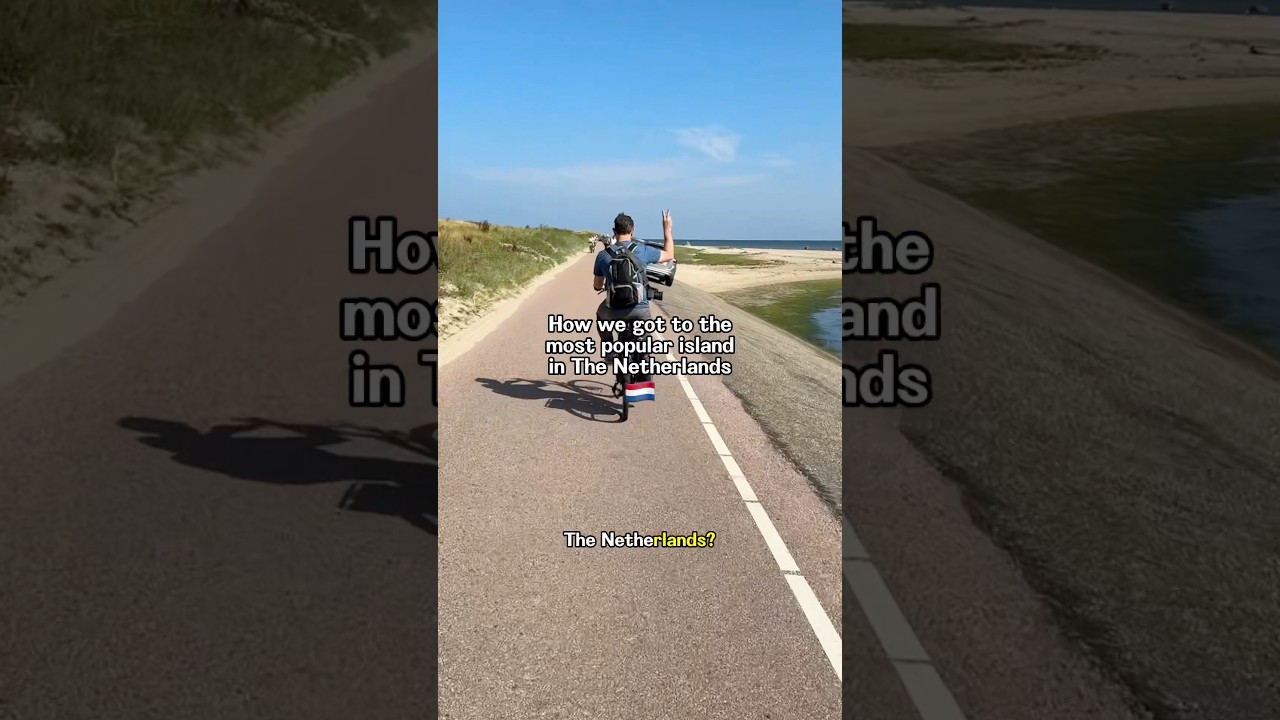 Driving to a Dutch island? 🇳🇱 #texel #dutchislands #travelvlog #americansinthenetherlands