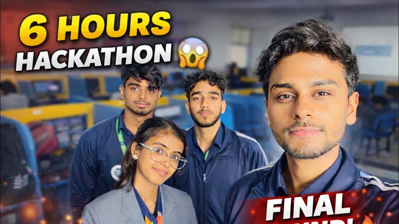 My First College Hackathon Experience 😱 | 6 Hours Coding Challenge # ...