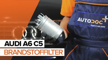 Hoe een brandstoffilter vervangen op een AUDI A6 C5 [HANDLEIDING]