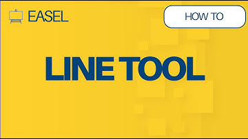 How to Use the Line Tool in Easel Software