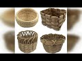 Overview: Traditional Craft Kits - Beginner Basket Kit - Set of Four: Coil, Plaited, Twined, Wicker