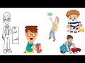 تدريب الاطفال من ذوي التوحد على الجلوس التواصل البصري التقليد المطابقة مهارة اللعب 