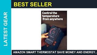 Amazon Smart Thermostat Save money and energy Smart Air Quality Monitor Indoor Review