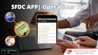 Sicon SFDC - How to use the Operations Tab on the SFDC APP