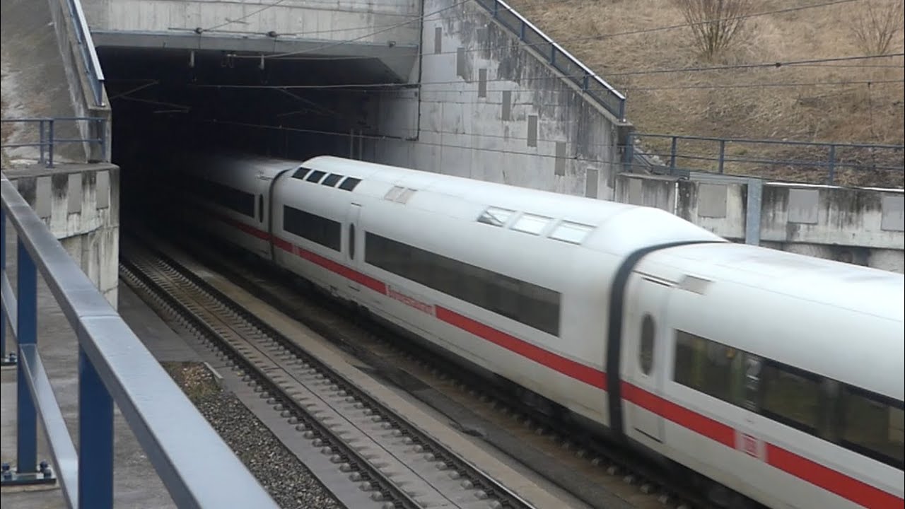 [300 km/h] ICEs und REs am Denkendorftunnel | SFS Nürnberg - Ingolstadt