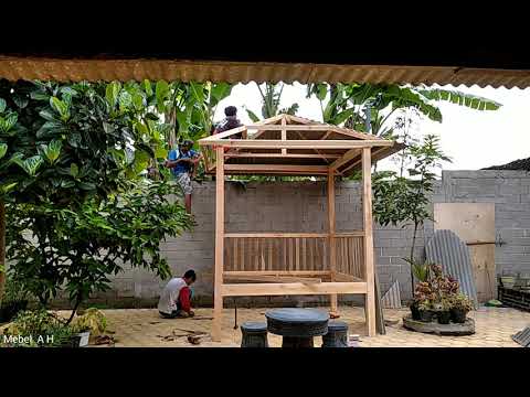 Video: Do-it-yourself Gazebo Yang Terbuat Dari Kayu (102 Foto): Bangunan Taman Kayu Untuk Kediaman Musim Panas, Penerangan Langkah Demi Langkah Menyusun Gambar Dan Kemajuan Kerja