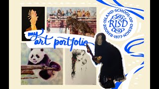 RISD accepted art portfolio + descriptions