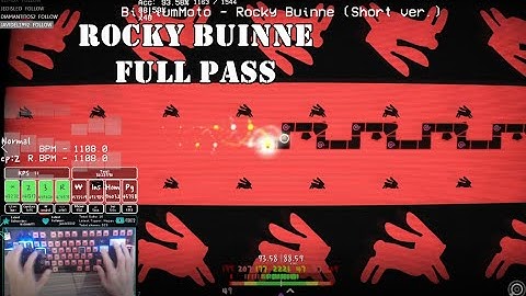 [lvl.19+][ADOFAI Custom Clear] BilliumMoto - Rocky Buinne (short ver.) (map by 2seehyun)