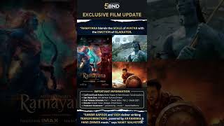 RAMAYANA: Avatar Scale + Gladiator Emotion?! 🤯🏹 | 5BND#Ramayana #RanbirKapoor #Yash #BollywoodNews