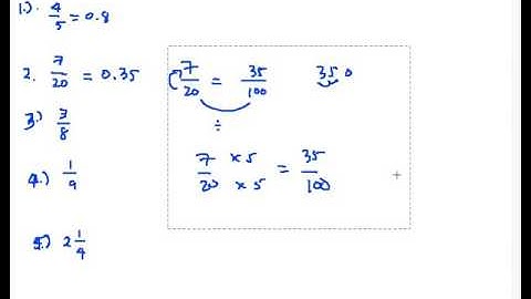 CV04 How to Convert Fractions to Decimals Part 2