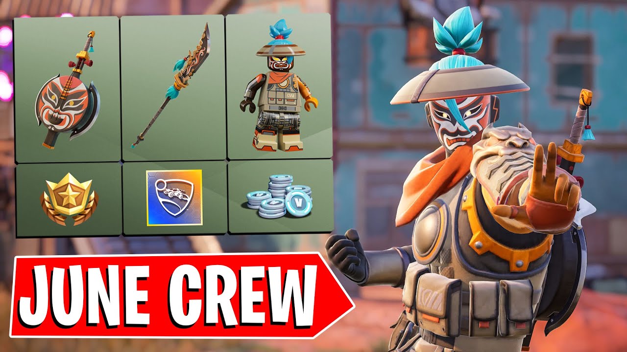 JING the Tactical Samurai | June 2024 Fortnite Crew Review!