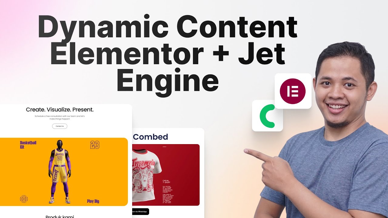 Cara Membuat Dynamic Content di Elementor + Crocoblock - YouTube