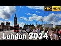 London walk 2024 onset of summer  walking in central london 4kr