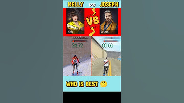 KELLY VS JOSEPH CHARACTER || 🤡✨ CHARACTER ABILITY TEST 🤯😳 SPEED ABILITY TEST FF #freefire #shorts