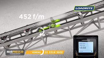 Balança para Correia Transportadora  - C 2850  - Loadrite - Marpress Brasil