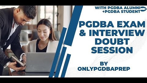 PGDBA Exam & Interview Doubt session by ONLYPGDBAPREP