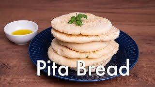 Homemade Pita Bread | Easy and Tasty Recipe | 166 Calories