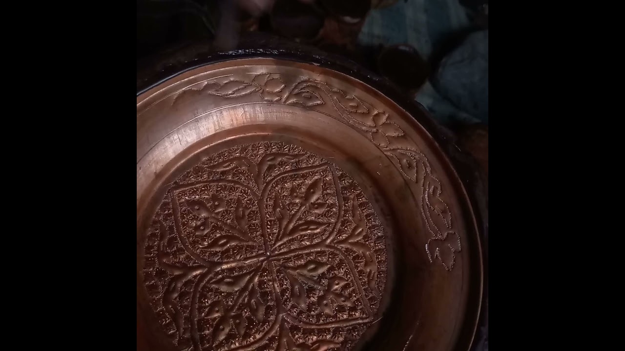 kashmiri copper design 