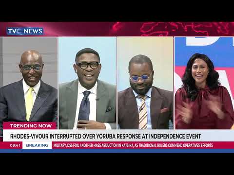 Trending Now | Rhodes-Vivour Interrupted Over Yoruba Response At Independence Event + More